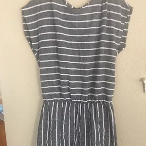Striped romper